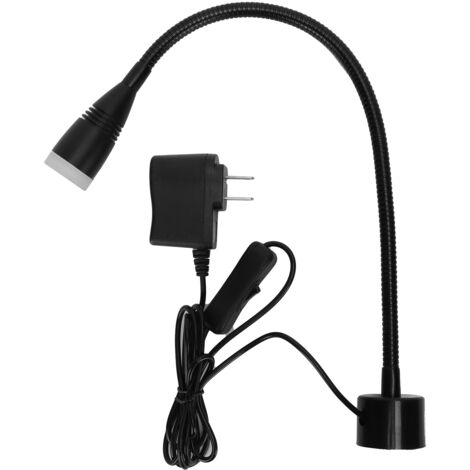 Lampe LED magnétique universelle pour atelier et travaux de précision, 110-220V avec fiche américaine (1/5)