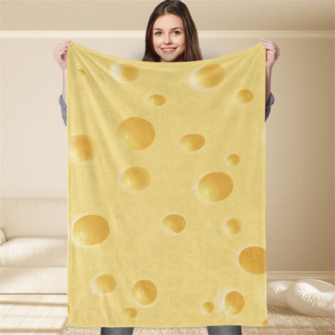Couverture Polaire Douce et Confortable pour Canapé, Imprimé Alimentaire, 80x100 cm, Polyester Peau-Friendly (1/5)