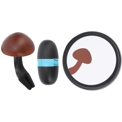 Clip diffuseur d'odeur pour bouche d'aération - Texture bois naturel ABS - Réduit la fatigue - Parfum d'ambiance voiture (1/5)