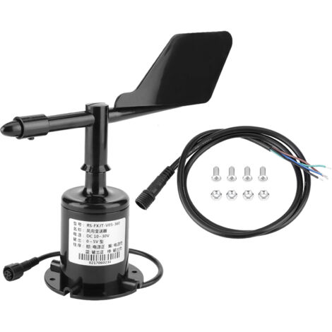 Capteur de vent 360° avec sortie analogique 0‑5V pour anémomètre et mesure environnementale (1/5)