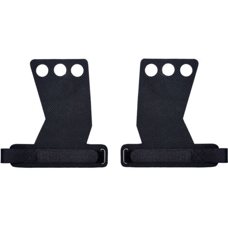 1 Paire Protections Paume Anti-Dérapant Grip Main Fitness Haltérophilie Respirant (1/5)