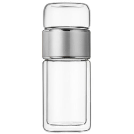 Bouteille Infuseur à Thé 420ml en Acier Inoxydable Double Paroi, Anti-Fuites pour Bureau, Voyage et Maison (1/5)