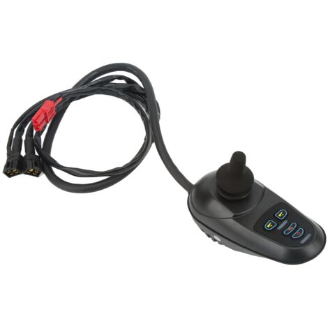 Manette de Joystick pour Fauteuil Roulant Électrique, Contrôleur Moteur à Rotation 360° pour une Conduite Facile