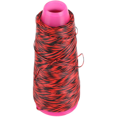 Corde pour Arc à Poulies et Arc Classique - Ficelle de Tir Noire et Rouge pour Chasse et Tir à l'Arc (1/5)