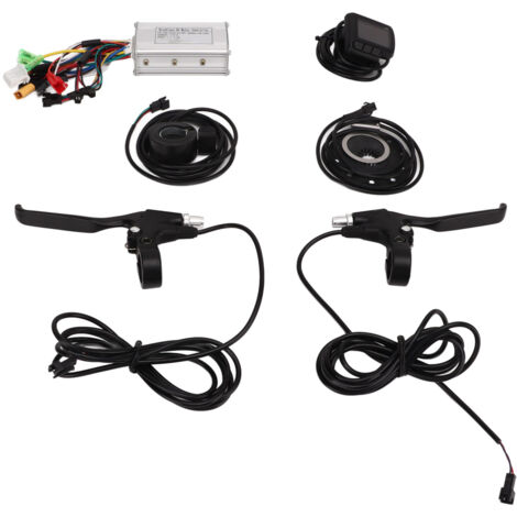 Kit de contrôleur de vélo électrique 17A 3 modes avec EN06 et accélérateur pour moteurs 350W (1/5)