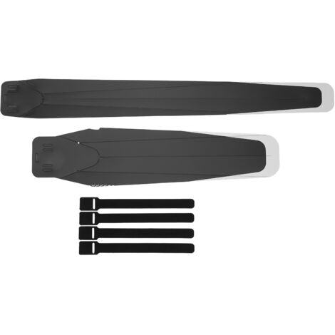 1 Paire de Garde-Boue Vélo Universel Avant Arrière Noir Résine Antiprojection (1/5)