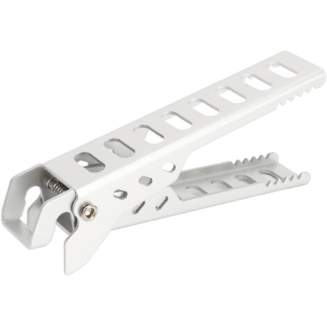 Pince de préhension pour casseroles et poêles, support anti-chaleur pour plats, clip de levage en argent (1/5)