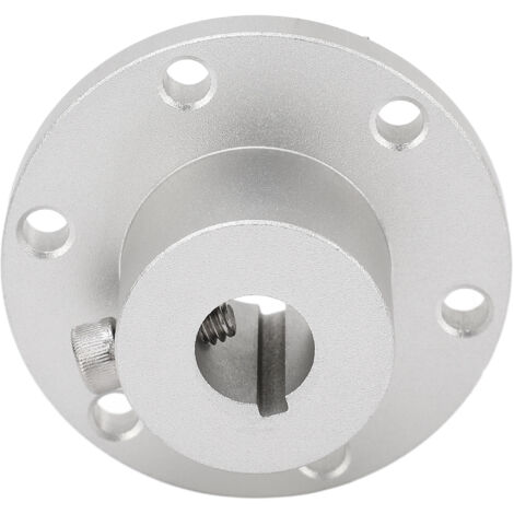 Accouplement d'arbre en alliage d'aluminium argenté 1/2in pour modèle RC, pièce de rechange (1/5)