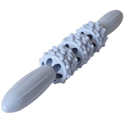 Bâton de Massage Musculaire à Points Flottants - Rouleau de Détente pour Courbatures et Récupération Sportive - Bleu (1/5)