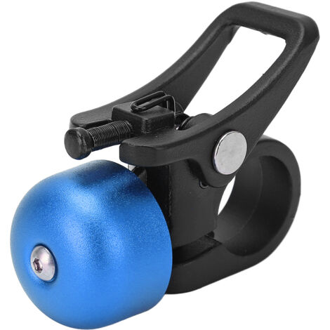 Klaxon de vélo Xiaomi, son clair et puissant, poignée de guidon en alliage d'aluminium, design compact, couleur bleue. (1/5)