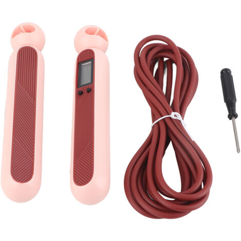Corde à Sauter Compteur Digital pour Fitness et Sculpture Corporelle, Rose (1/5)
