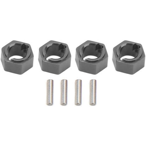 Adaptateur de roue hexagonale en alliage d'aluminium 7mm pour voiture RC 1/24 FMS FCX24, professionnel et durable. (1/5)