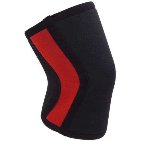 Manchette de Genou Ergonomique Élastique Respirante pour Squat Levage de Poids et Réduction de Douleur XL (1/5)