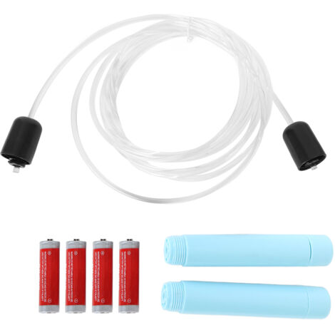 Corde à Sauter LED avec Poignée Ergonomique Bleue pour Fitness Adultes Étudiants (1/5)