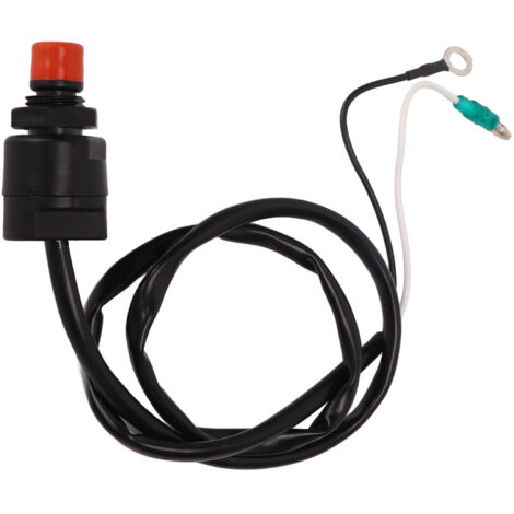 Interrupteur de sécurité pour moteur hors-bord ABS haute résistance, 75 cm, compatible T30, T15, 6B4 HP, arrêt d'urgence compact. (1/5)