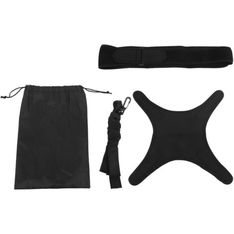 Ceinture d'entraînement de frappe au football avec câble élastique et housse de balle - Entraîneur polyvalent pour football et volleyball en extérieur (1/5)