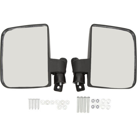 Rétroviseurs latéraux pour voiturette de golf, pack de 2, compatible Club Car et EZGO