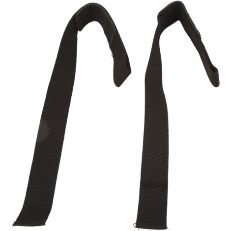 1 Paire de Bandes de Poignet pour Haltérophilie, Réduction du Stress - Sangles de Poignet pour Soulevé de Terre et Musculation (1/5)