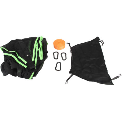 Hamac triangulaire portable pour 3 personnes - Idéal pour camping, pêche et activités extérieures en noir (1/5)