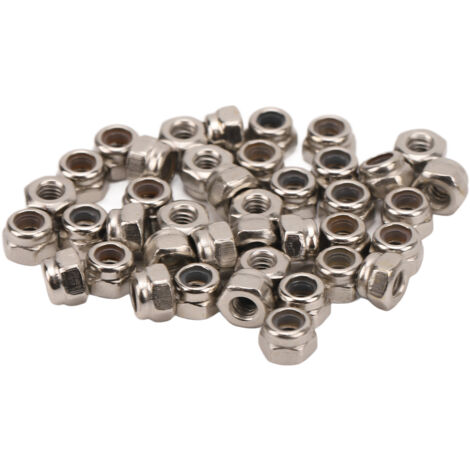 40 Pièces Écrous de Roue RC en Fer M2.5, Kit Accessoires Hex pour Voiture d'Escalade Traxxas 1/18 (1/5)