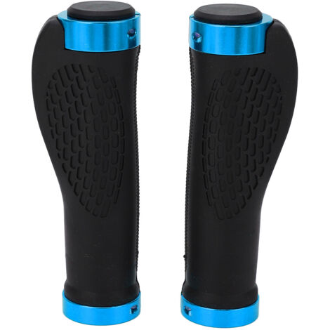 2 Pièces Poignée Anti-Dérapante en Silicone pour Scooter Électrique, Housse de Protection Poignée de Guidon Bleue (1/5)