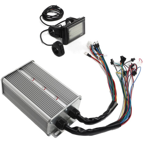 Kit Contrôleur Moteur Brushless 48V 60V 1500W avec Écran LCD pour Vélo et Scooter Électrique Professionnel (1/5)