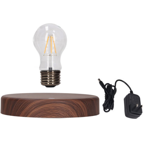 Lampe de Bureau à Lévitation Magnétique avec Ampoule Flottante, Rotation à 360°, Sans Fil, LED et Base, Prise US AC 100‑240V (1/5)