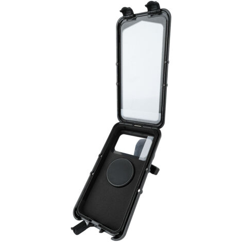 Support téléphone vélo étanche avec reconnaissance d'empreinte et faciale, support ajustable à 360° pour smartphones jusqu'à 7 pouces. (1/5)