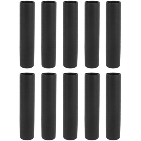 10 Pièces Poignées de Protection pour Équipement de Fitness, Manchons pour Barres et Tubes, Noir (1/5)