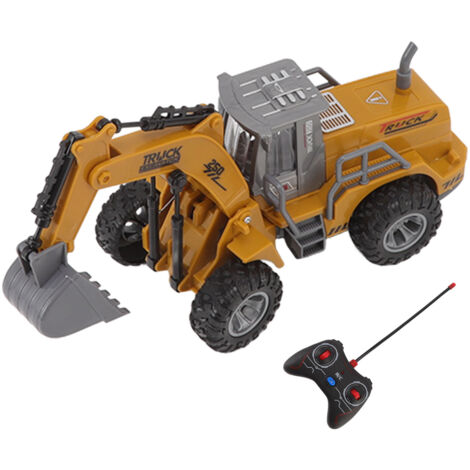 SuoKom Voiture Jouet Véhicule d'Ingénierie en Alliage Excavatrice à Quatre Roues Jouet pour Garçon Cadeau Jouets pour Enfants en Liquidation