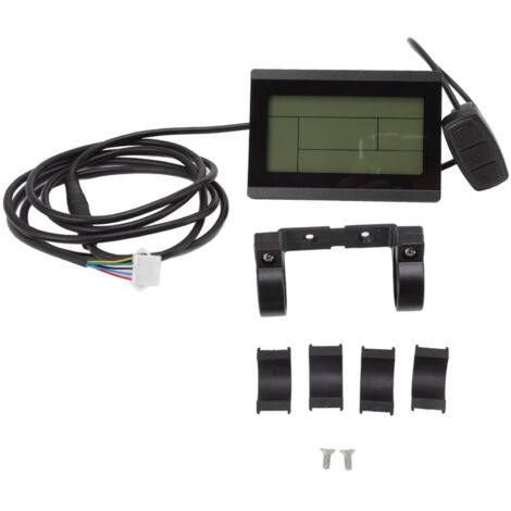 Écran LCD étanche pour vélo électrique, connecteur 5 broches pour contrôleur KT 24V/36V/48V, panneau de contrôle cycliste.