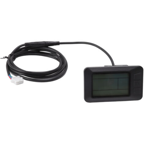 Compteur LCD pour Vélo Électrique 24V 36V 48V Étanche avec Connecteur 5 broches - Compatible Contrôleur KT