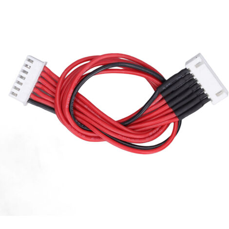 Yiqigou Lot de 10 connecteurs JST-XH de 15 cm pour 2S-6S 2S 3S 4S 5S 6S Chargeur Lipo en silicone Câble d'extension pour batterie RC (2 pièces de chaque