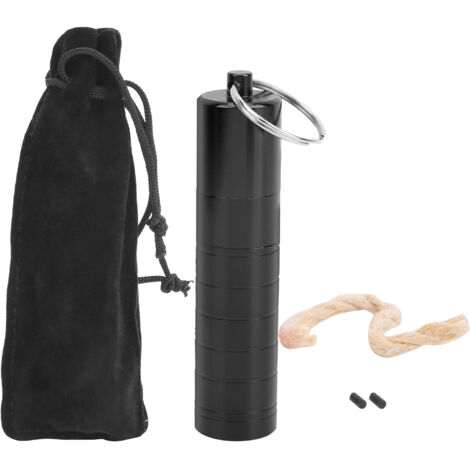 Allume-feu Portable Multifonction Imperméable pour Survie en Plein Air (Noir) (1/5)