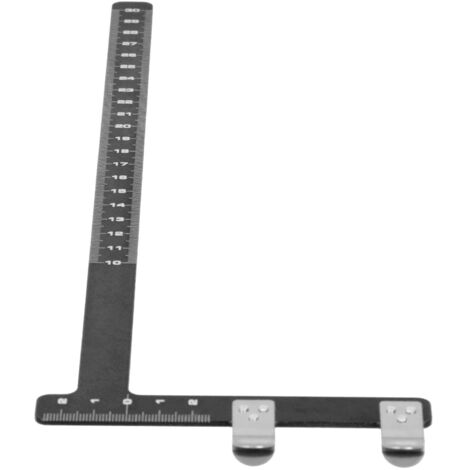 Équerre de mesure en aluminium en forme de L avec corde de réglage, outil de mesure de distance précise (1/5)