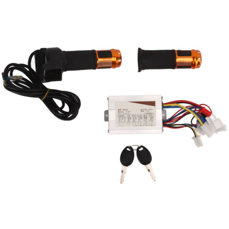 Contrôleur de Vitesse Moteur DC 48V 800W avec Poignée Tournante Universelle Dorée pour Vélo Électrique (1/5)