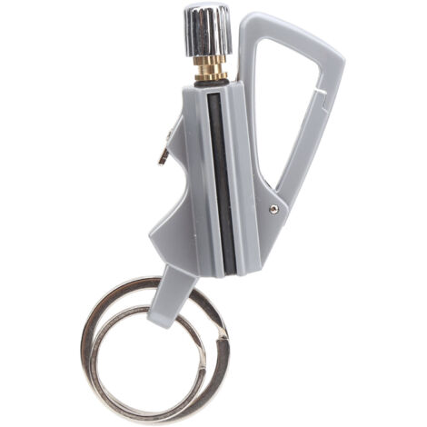 Briquet à essence avec pierre à briquet, étanche et portatif, idéal pour survie en plein air et urgence (1/5)