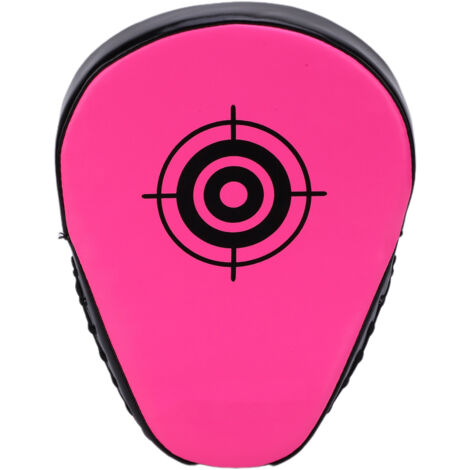 Cibles de frappe mains pour entraînement au kickboxing et Muay Thai - Rose fluo (1/5)