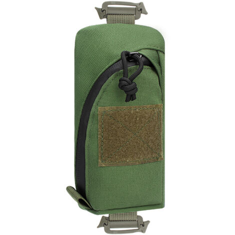 Sac de Survie Militaire Urgence, Sac Camping Randonnée Équipement Extérieur Poche Durable Vert Tissu Oxford (1/5)