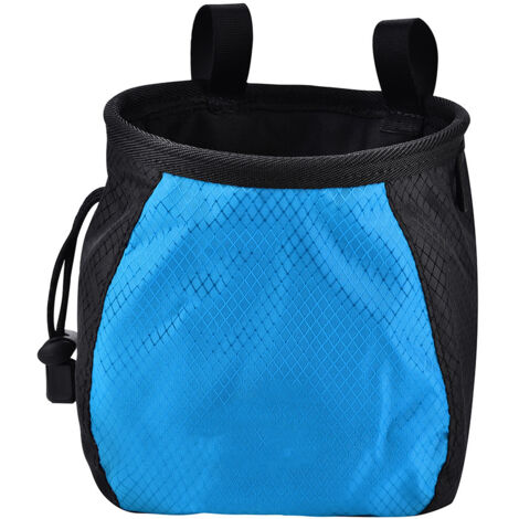 Sac de magnésie antidérapant pour barres parallèles horizontales extérieures, musculation et escalade (Bleu) (1/5)