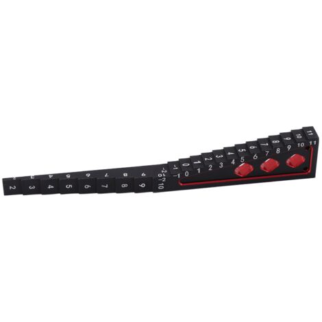 Jauge De Hauteur De Châssis Dilwe En Alliage Alu – Mesure 1-10 Mm, Incréments 0,5 Mm, Compatible 1/8 1/10 RC, Outil De Précision Pour Tuning