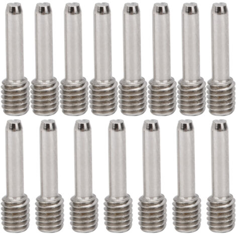 15 Vis sans tête M4 en acier inoxydable pour modèles RC, 15 pièces, 15.4mm, argenté (1/5)