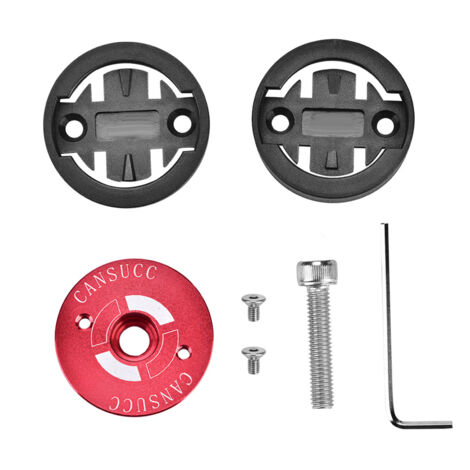 Support de compteur vélo pour Bryton, fixation guidon pour chronomètre vélo de route (Rouge) (1/5)