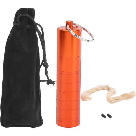Allume-feu Portable Multifonction Imperméable pour Survie en Plein Air (Orange) (1/5)