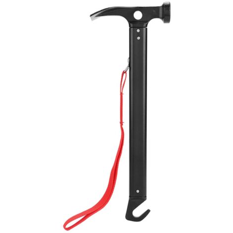 Marteau léger en alliage d'aluminium pour tente de camping, extracteur de piquets (1/5)