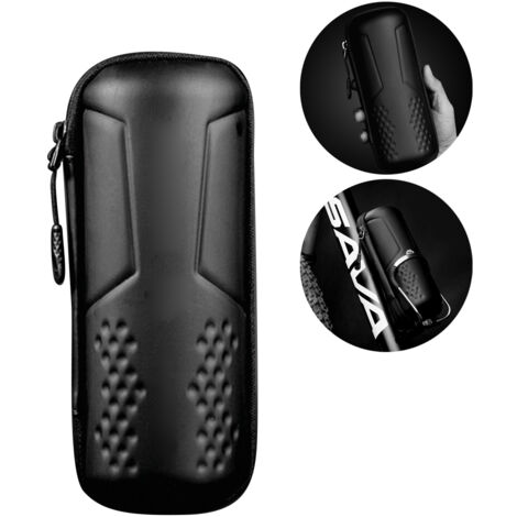 Sacoche de réparation vélo étanche coque dure EVA, capsule de rangement pour outils cyclisme avec fermeture éclair (1/5)