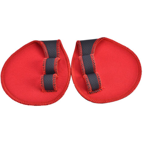 1 Paire de Protections pour Haltères, Gants d'Entraînement Fitness et Musculation (Rouge) (1/5)