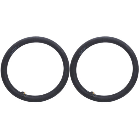 2 Pièces Chambre à Air Butyl Rechange Valve Coudée pour Vélo Pliable 16x2.125 Pouces (1/5)