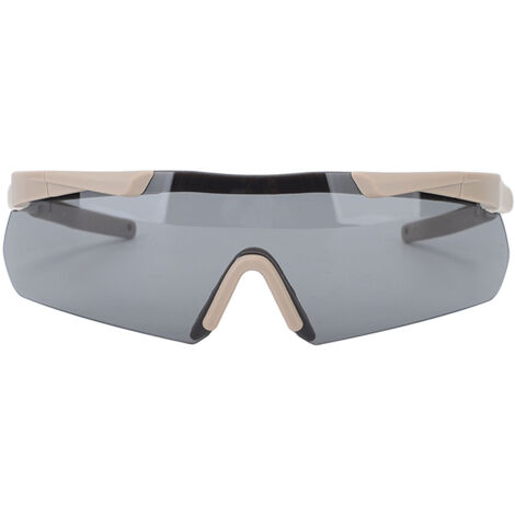 Lunettes de sport unisexe anti-vent avec lentilles interchangeables et étui rigide kaki (1/5)