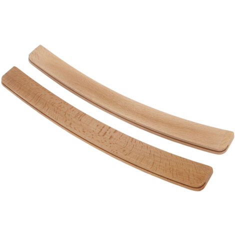 2PCS Support de Cartes Courbé en Bois Massif - Rangement pour Jeux de Bridge, Canasta et Stratégie - Enfants, Adultes, Seniors (1/5)